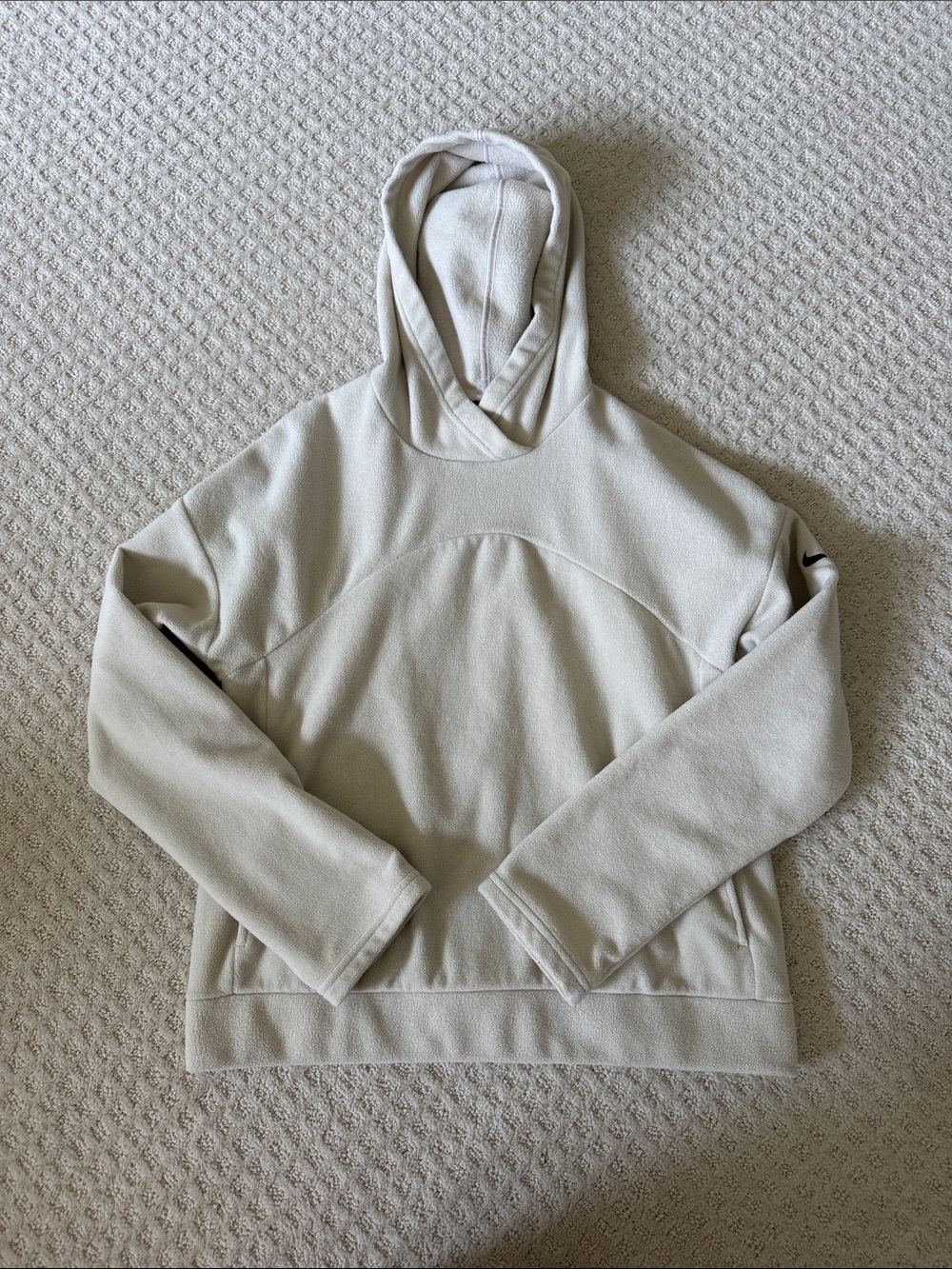 Nike Hooded Fleece Pullover Shirt - Cream